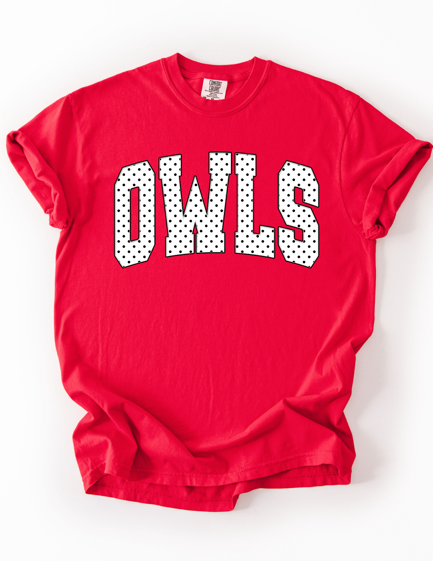 Polka Dot Owls CREWNECK Sweatshirt