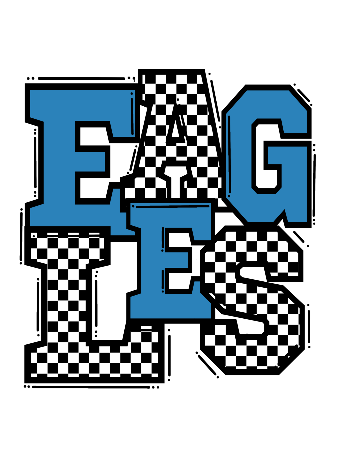 Eagles Checkered T-Shirt