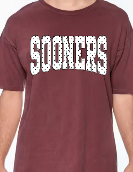 Polka Dot Sooners T-shirt