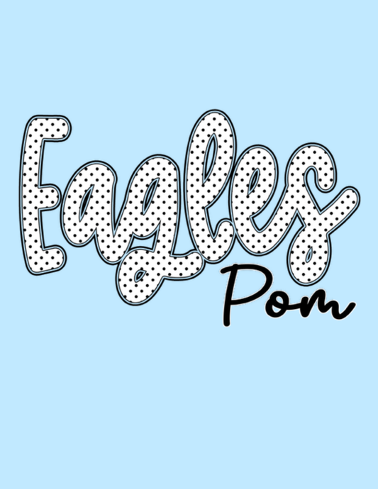 Eagles Pom - Polka Dot T-Shirt