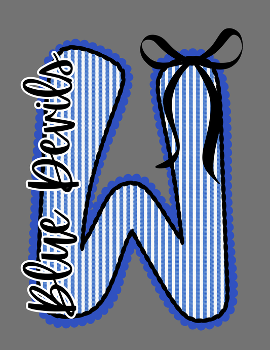 Walters Blue Devils Seersucker