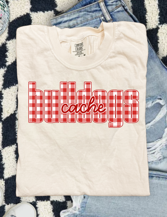 Gingham Bulldogs T-Shirt