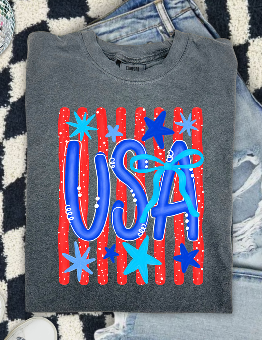 Striped USA T-Shirt