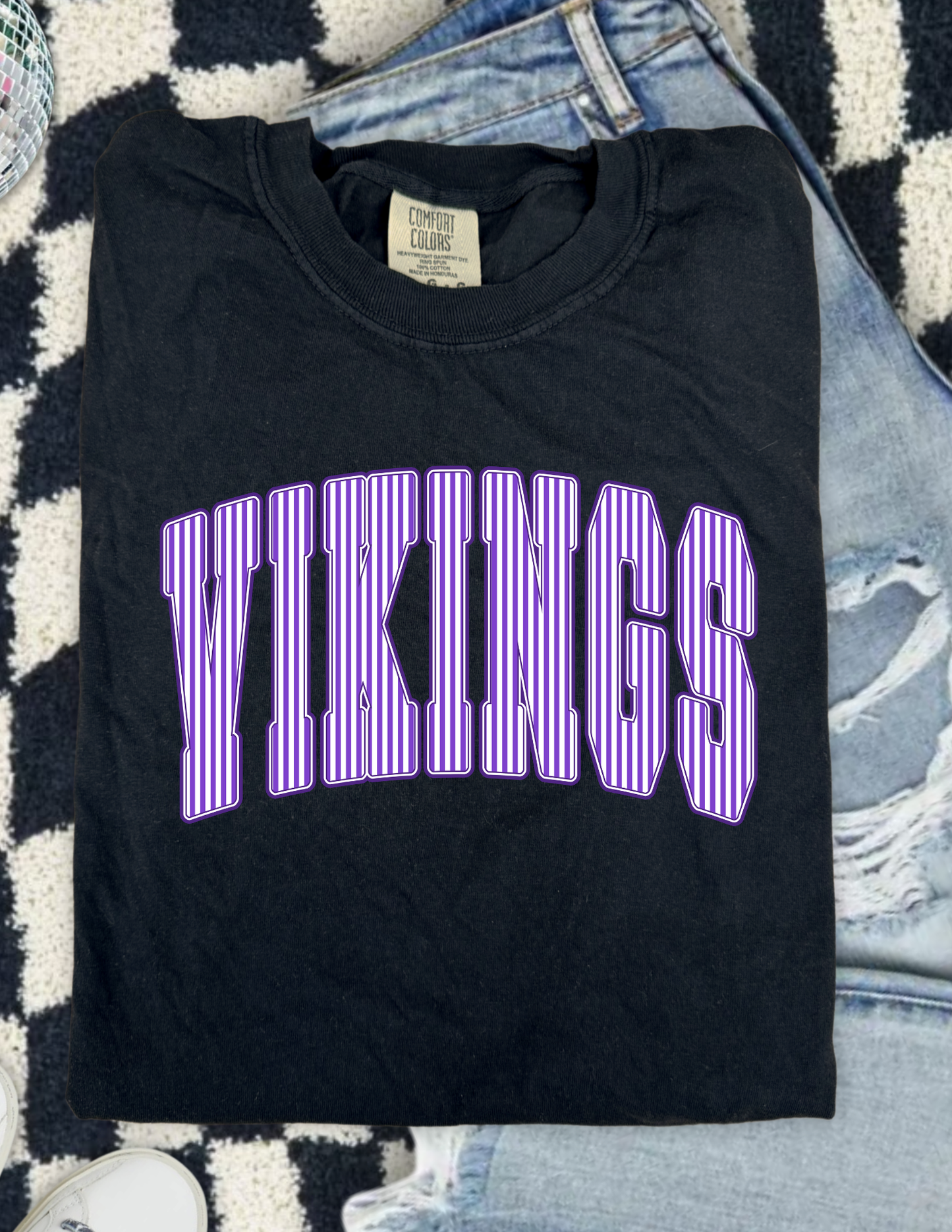 Striped Vikings T-Shirt