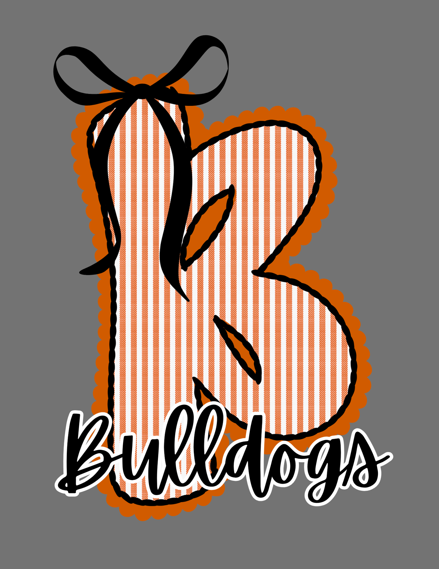 Burkburnett Bulldogs Seersucker