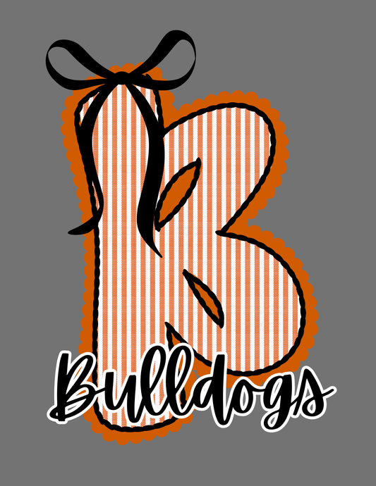 Burkburnett Bulldogs Seersucker